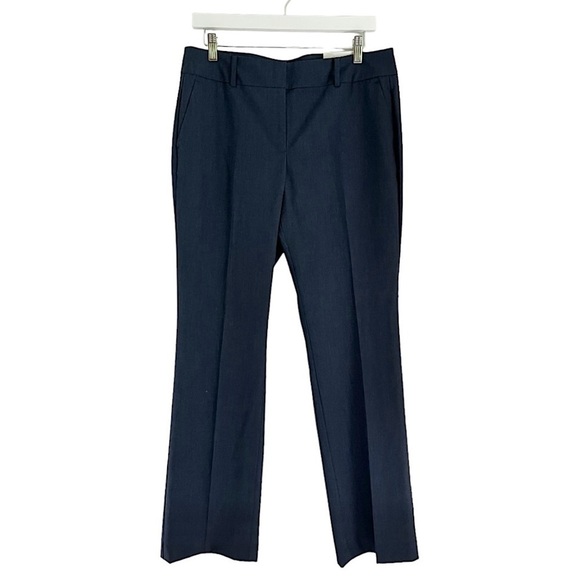NWT Ann Taylor Factory Women’s Signature Straight Leg Pants Navy Blue Size 8‎ - Picture 1 of 8